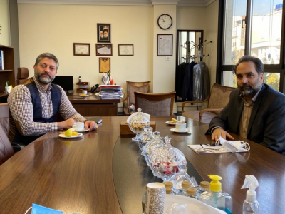 دیدار اصغر زارع نژاد با رضا محمدی نویسی مدیر عامل فراز اندیشان صنعت و توسعه